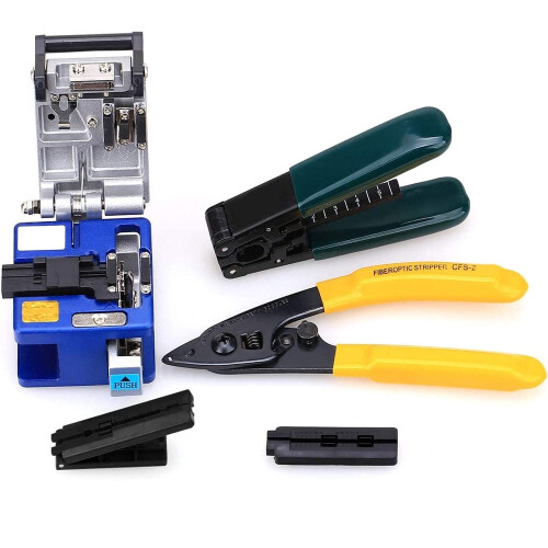 Optical Fiber Tool Kit Cold Connection Stripping Cleaver