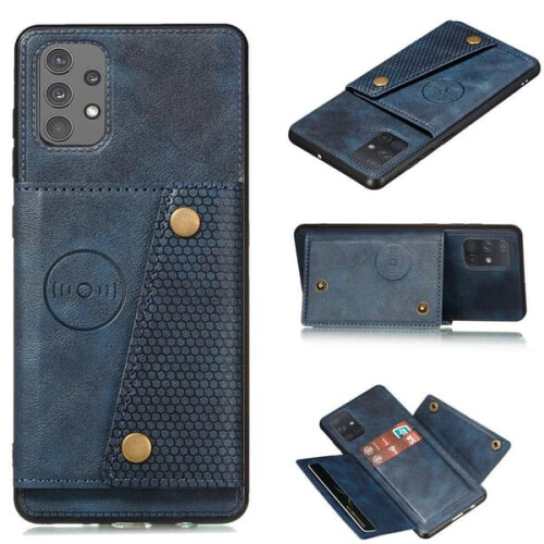 Samsung Galaxy A32 case with card holder grey 2