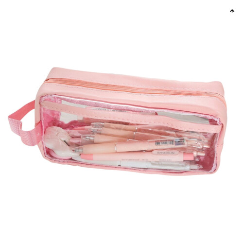 Transparent Large Pencil Case for School and College 1