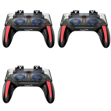 3X Controller Gamepad per Telefono Cellulare con Raffreddamento un Doppia Ventola Adatto per Giochi e Film Pubg