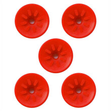 Industrial Flat Vacuum Suction Cup F Series Single-Layer Silicone Robotic Arm Accessory with Ribs,Pack of 10 Pcs F30