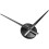 3D clock hands wall clock quartz movement black 2