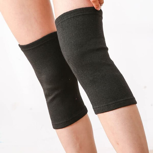 Knee Pads Soft Warm for Arthritis Beige Medium 2