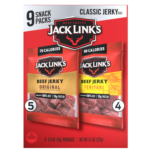 Beef Jerky Teriyaki Flavor 9 Pack
