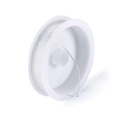 Transparent Elastic Thread for Jewelry Making 0.6mm 2-Pack 2