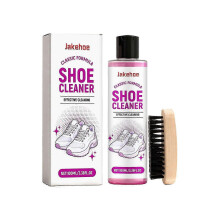 Jakehoe shoe cleaning kit - gentle multi-purpose cleaner for for white sneakers & sports shoes daily care