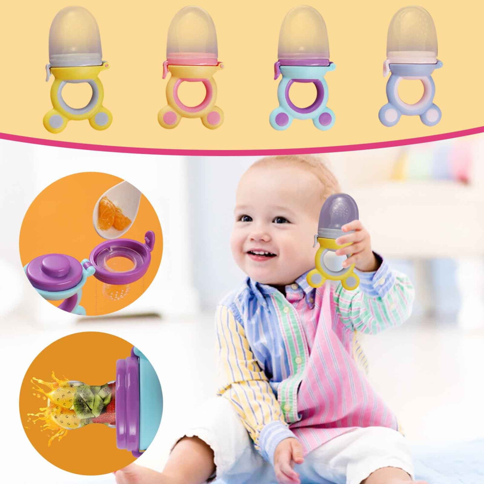 Baby fruit vegetable feeder silicone mesh teether 1 piece