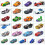 Lightning McQueen diecast car model 1:55 3