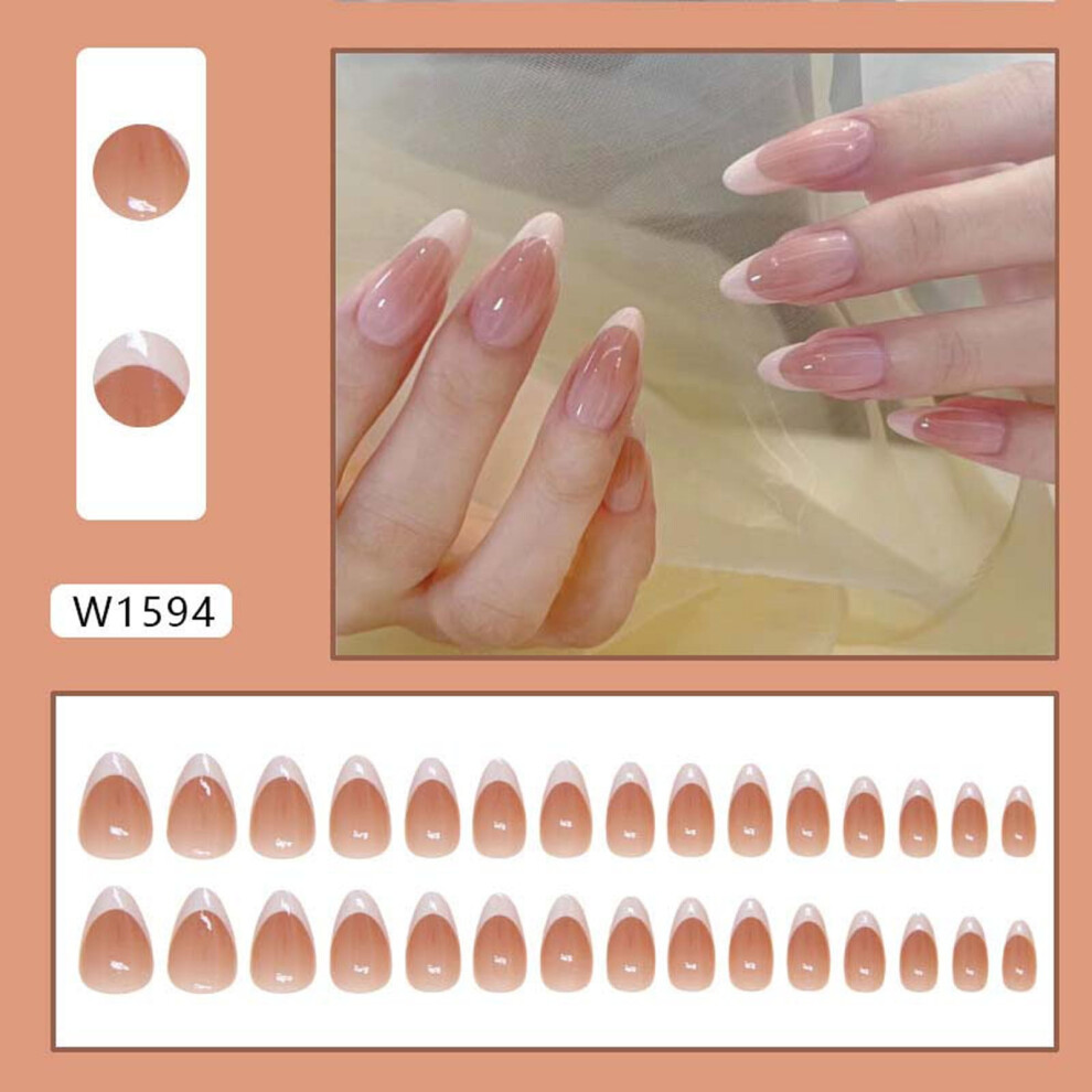 Nude French Press-on Nails 24 Pieces