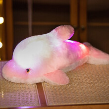 Glow-in-the-Dark Dolphin Plush Toy 45 cm