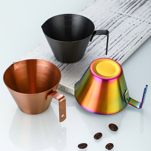 Faltbare, BPA-freie Edelstahl-Schnapsbecher mit Griff und 2