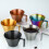 Faltbare, BPA-freie Edelstahl-Schnapsbecher mit Griff und 7