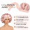 Satin Bonnet for Sleep Double-Layered Pink 4