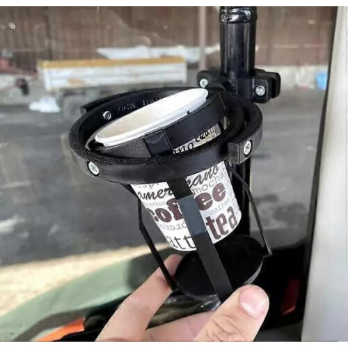 Gyroscopic Cup Holder Black 3D-Printed 2