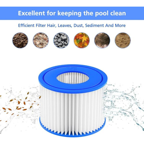 Lay-Z-Spa filter cartridge VI compatible 6 pcs 2