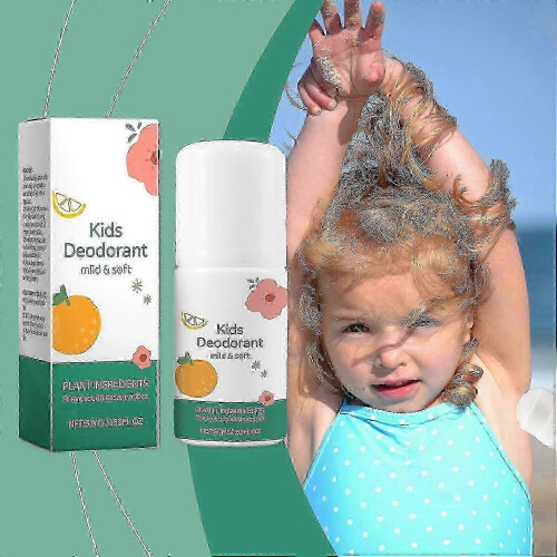(2pcs) 2025 For Kids Teens, Free,hypoallergenic Deodorant, Roller Sweat