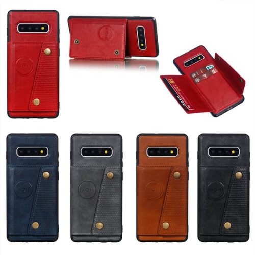Samsung Galaxy S10 Plus case with card slot grey 1