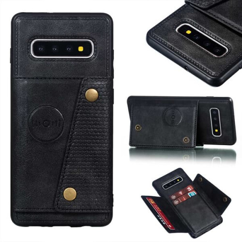 Samsung Galaxy S10 Plus case with card slot grey 2