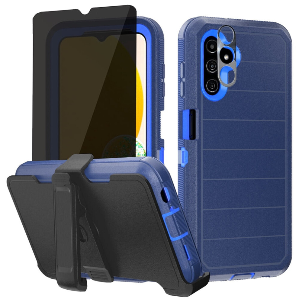 Xhy Galaxy A13 5G Case With Belt Clip Privacy Screen And 9101399683964