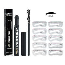 Eelhoe Eyebrow Printing Pen Quick Makeup Thrush Lazy Simple Waterproof with Eyebrow Stencil Natural Hairline Eyebrow Pencil Brush