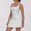 Women's Breathable Backless Romper Stretch Round Neck Side 4