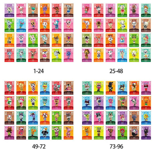 Animal Crossing mini game cards for Switch 24 pcs 1