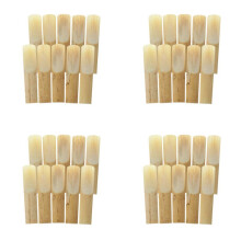 40 Pack Alto Sax Saxophone Reeds Strength 1.5 2.0 2.5 3.0 3.5 4.0 Saxophone Reed Woodwind Instrument Parts Accessory