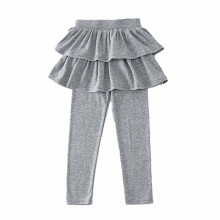 Girls School Uniform Pants Leggings Gray