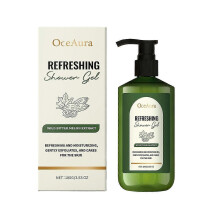 Oceaura bitter gourd refreshing shower gel daily gentle cleansing body skin lightweight foam refreshing skin care - gentle cleansing body skin lightwe