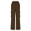 Women's Stretch Straight Leg Cargo Pants with Button Pockets 5