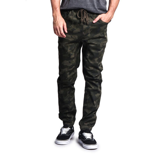 Men's Drop Crotch Stretch Jogger Pants Twill 5X