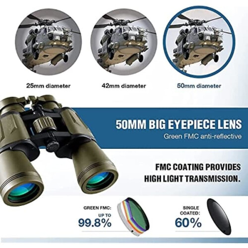 Military Binoculars 20x50 Compact Waterproof for Adults 1