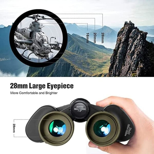 Military Binoculars 20x50 Compact Waterproof for Adults 2