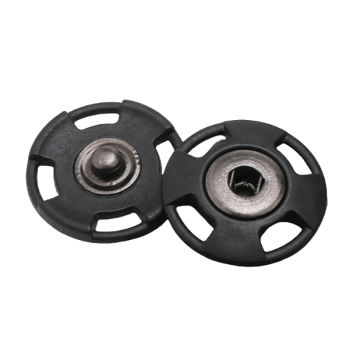 Transparent Snap Buttons Black 25 mm 10 pcs 2