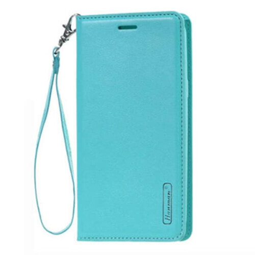 Compatível com iPhone 12 - Capa carteira HANMAN elegante e prática, rosa claro. 1