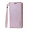 Compatível com iPhone 12 - Capa carteira HANMAN elegante e prática, rosa claro. 4