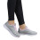 Women's mesh cross-strap flat sneakers white 3