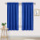 Blackout Curtains Blue 38 x 45 Inch 2 Panels 1