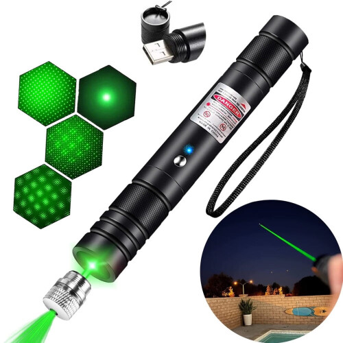 Green Laser Pointer USB Rechargeable 5mW