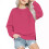 Kinderpullover mit Rundhalsausschnitt, einfarbig 3