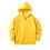 Kids Long Sleeve Zip Hoodie Solid Color Soft Sweatshirt for 1