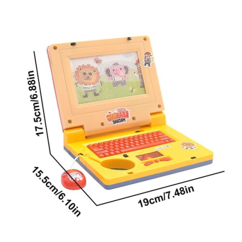 Children's educational laptop toy blue 1
