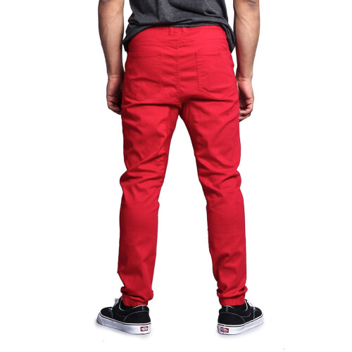 Men's Drop Crotch Stretch Jogger Pants Twill 5X 2
