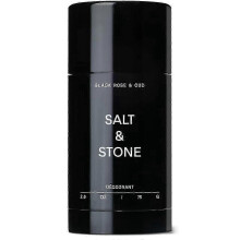 (Black) Salt Stone Unisex Black Oud ExtraStrength AluminumFree Deodorant 26-27