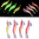 Fishing Lures Shrimp 3D Eyes Luminous Plastic 4pcs 4