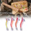 Fishing Lures Shrimp 3D Eyes Luminous Plastic 4pcs 5