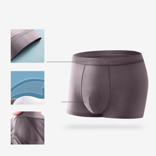 Herrunderkläder med mjukt, andningsbart, flexibelt midjeband, 1-pack 1