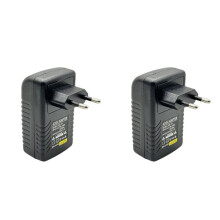 2X Inyector PoE Gigabit de 48 V, Salida PoE de 48 V/0,5 A, IEEE 802.3af/At, PoE+ Pasivo, 10/100/1000 Mbps, Enchufe UE