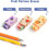 Fruit Eraser Set Soft Pencil Erasers for Kids 3 pcs 3