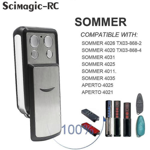 Garage Door Remote Control 868MHz Rolling Code 2